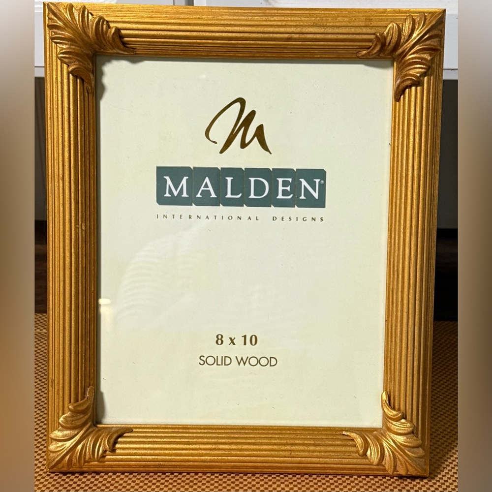 New Malden Solid Wood 8 by 10” Picture Frame Easel Back